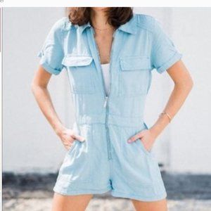 Urban Outfitters BDG Zip Utility Romper playsuit